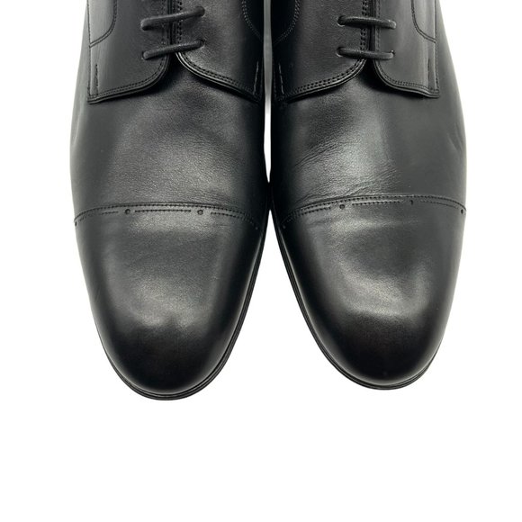 Bally Men\'s Leather Oxford Derby Dress Shoes in Black Leather US 11.5 main image 15